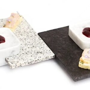 Platos aperitivo de marmol